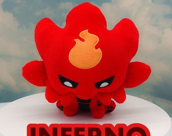 Inferno dragon plushie