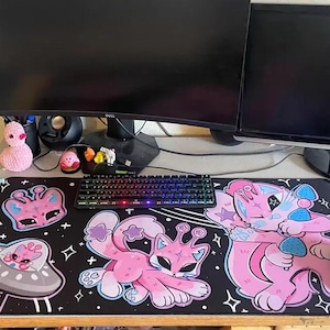 Pink Glorbus Desk Mat