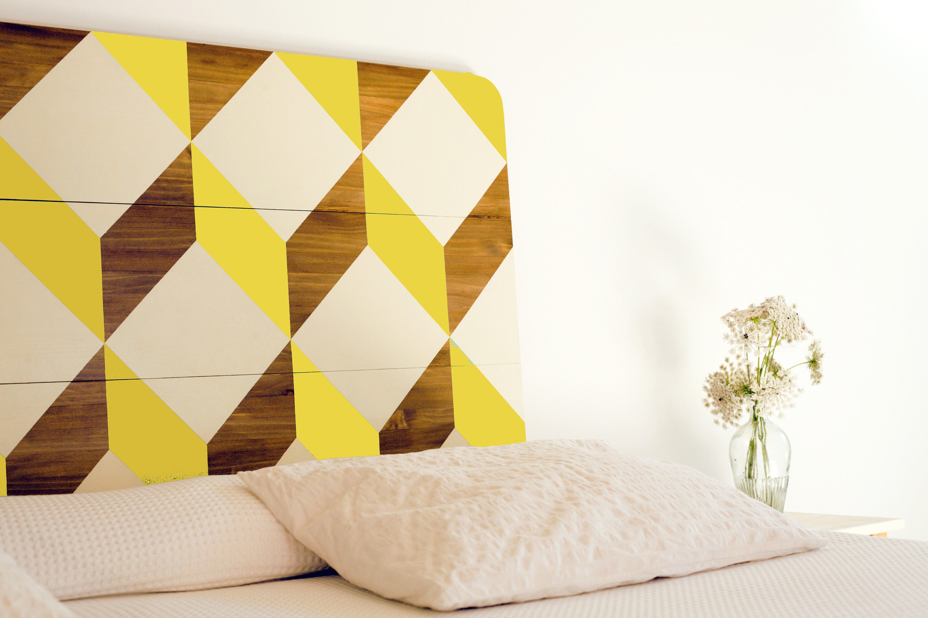 Cabecero de madera cabecero moderno cabecero original | Etsy