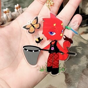 Flick 3&quot; Double Sided Acrylic Keychain