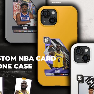 Personalisierte NBA Player Card Handyhülle für iPhone, Personalisierte NBA Player Card Handyhülle, ändere dein Gesicht