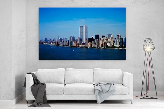 World Trade Center New York Large Print Stretched Cotton | Etsy