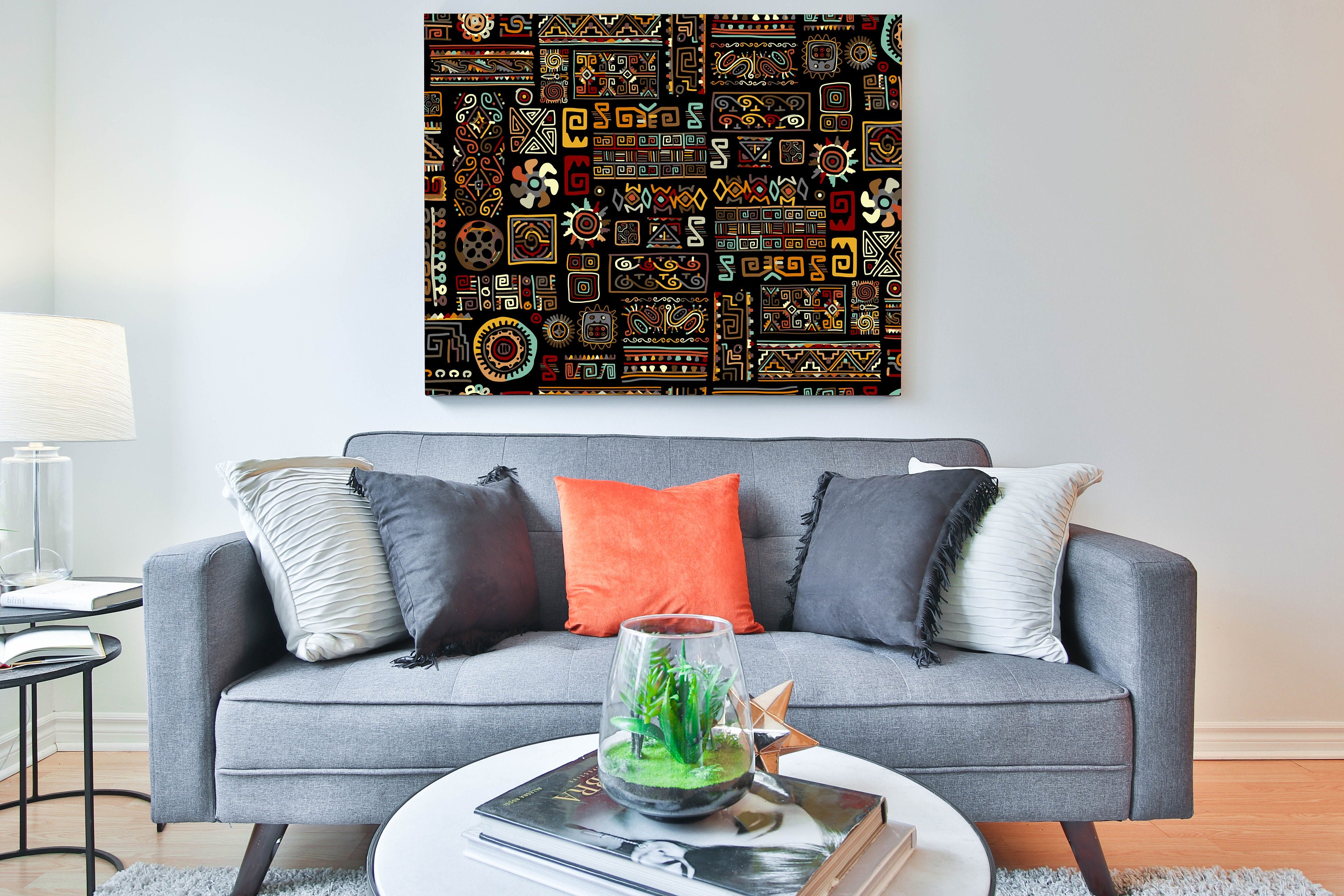 African Canvas Art African Canvas Wall Print African Etsy UK
