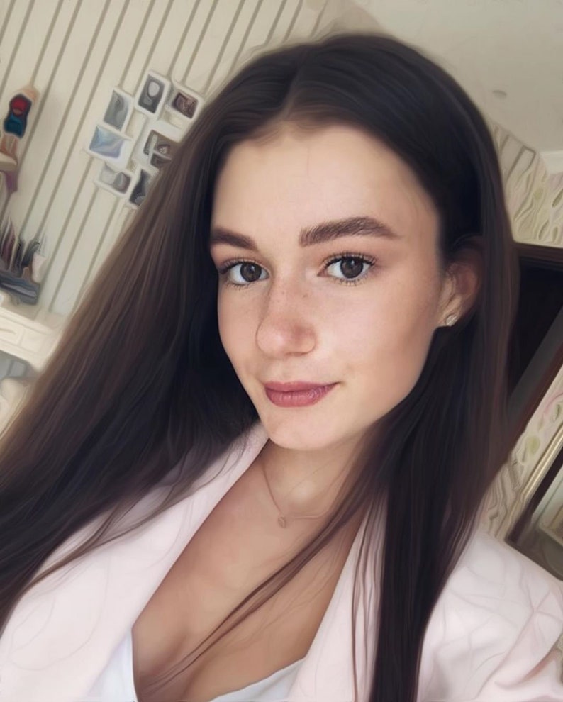 Custom DIY Paint by Number Kit Custom Portrait By Number Etsy