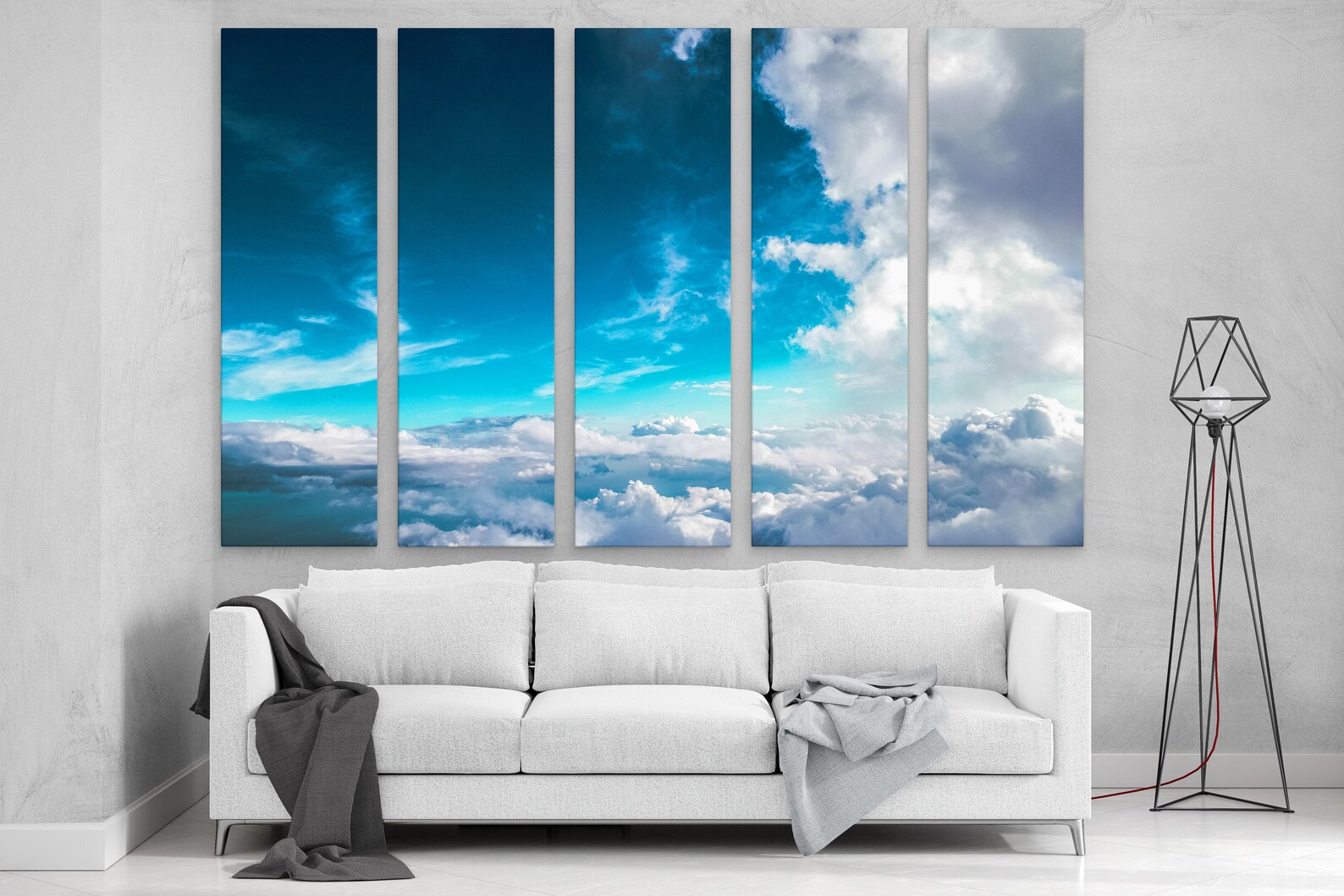 Clouds Print Above the Clouds Wall Art Clouds Canvas Art Etsy
