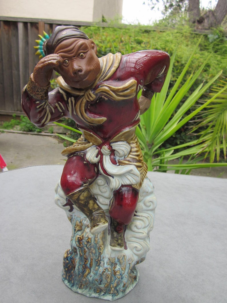 Vintage Chinese Monkey King Sun Wu Kong 13 5x7 Etsy Vintage Chinese Monkey King Sun Wu Kong 13 5x7 Etsy