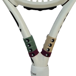 izzers Tennis Score Keeper, mark and see the score easily, 4-pack, Zen Colors: sage/taupe/violet