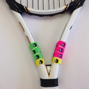 izzers Tennis Score Keeper, mark and see the score easily, 4-pack, pink/green/yellow