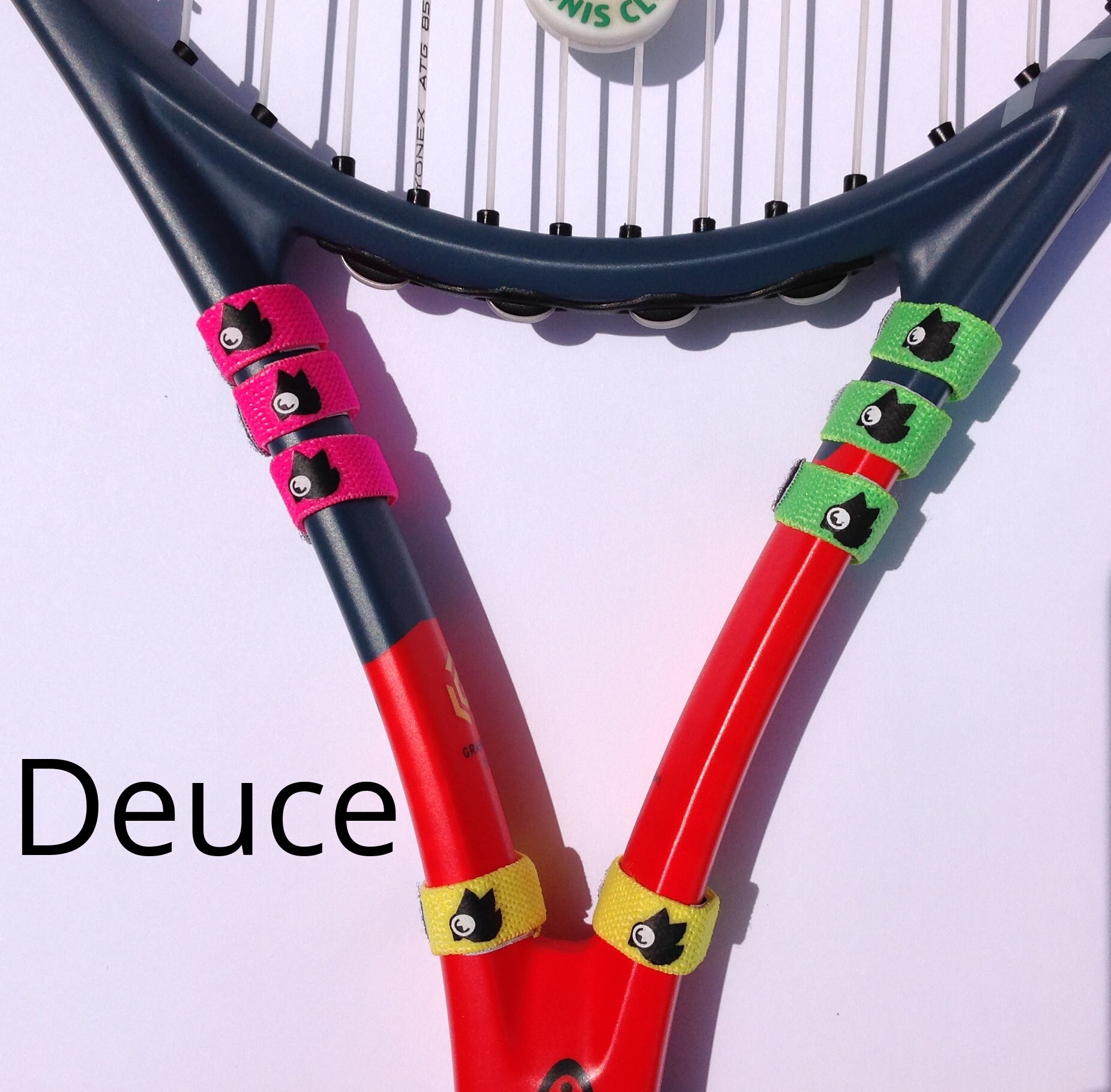 Tennis Point Counter Racket Racket Mounted Score Counter 2-Pack Tennis & Padel Score Keepers - Easy ...