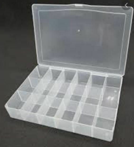 50 Slot Metal Stamp Storage Case With Lid - SG410BLUE