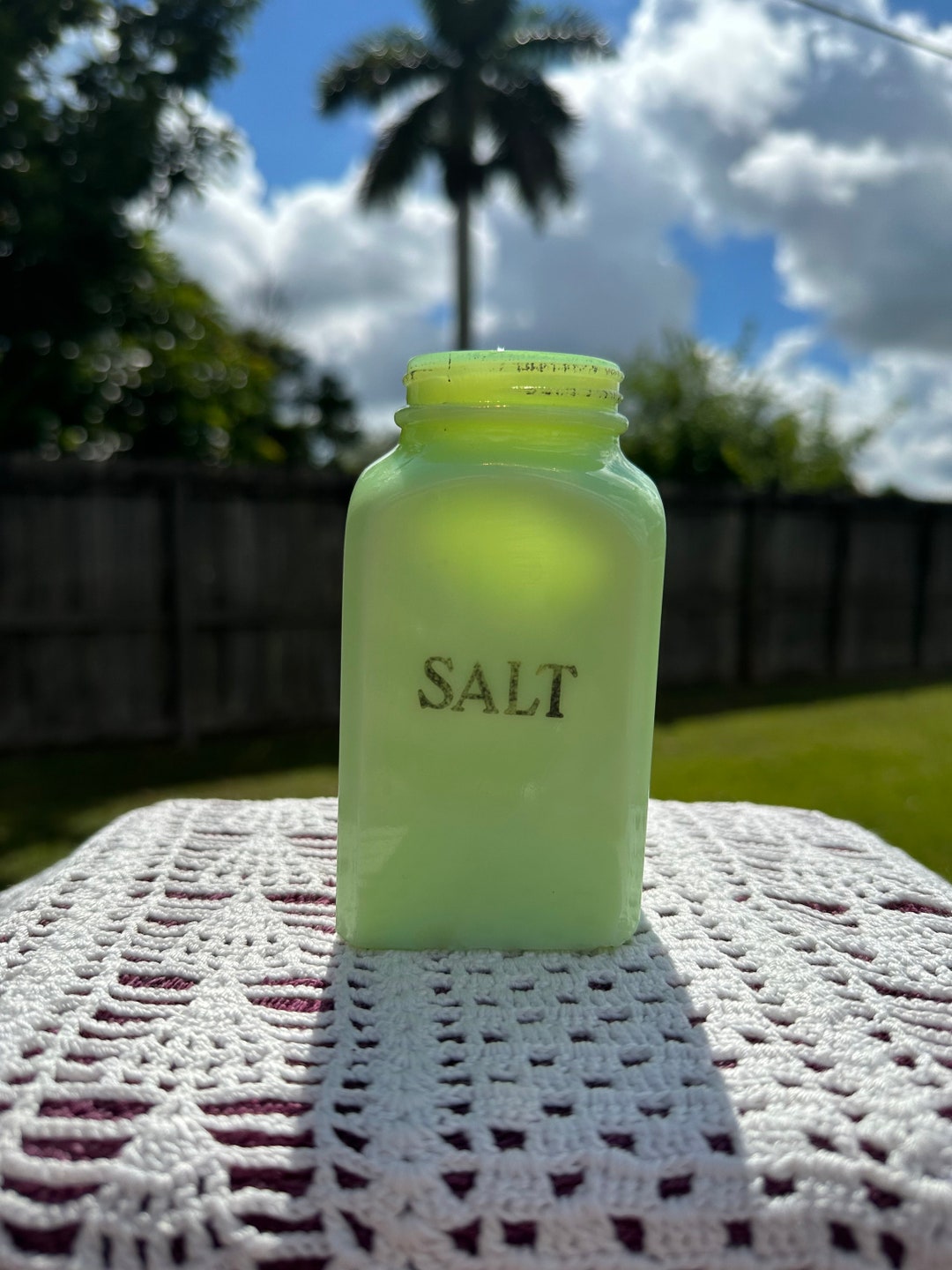 Jadeite Salt Shaker Etsy