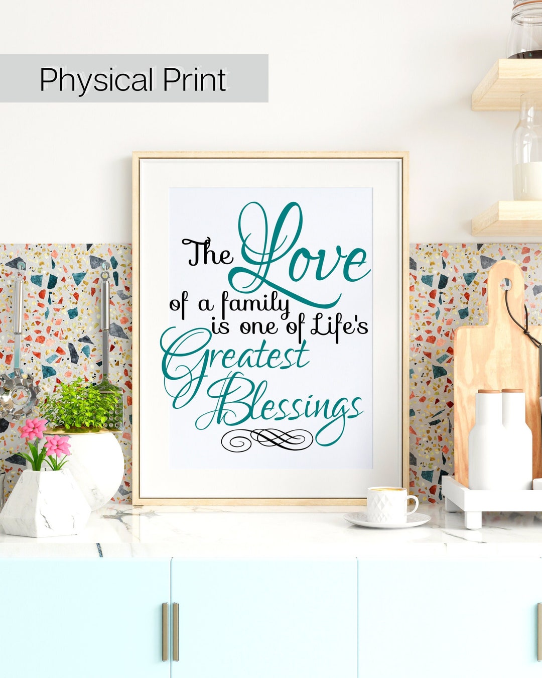 The Love of a Family Wall Art Print Home Décor Family Art Etsy