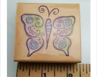 Schmetterling Holzstempel, Frühling Sommer Stempel, Schmetterling Handwerk Stempel