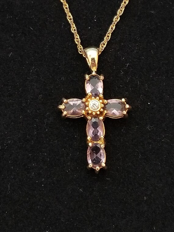 Avon Pendant Cross Necklace With 