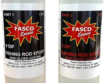 Fasco 55F Fishing Rod Building Clear Epoxy Coating Quart Kit -  Canada