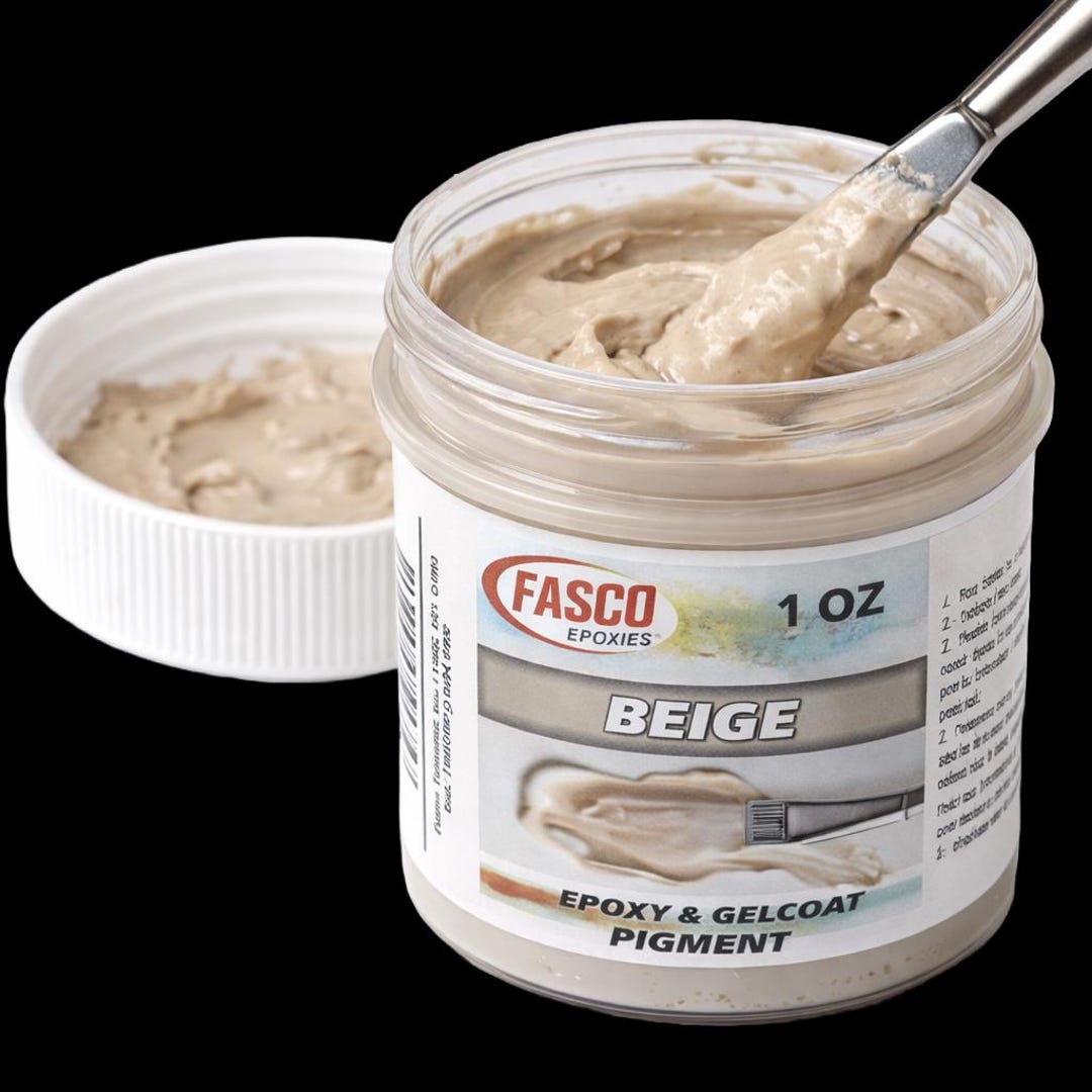 Beige Pigment for Epoxy Resin, Gelcoat, Paint - 1 Oz - Etsy
