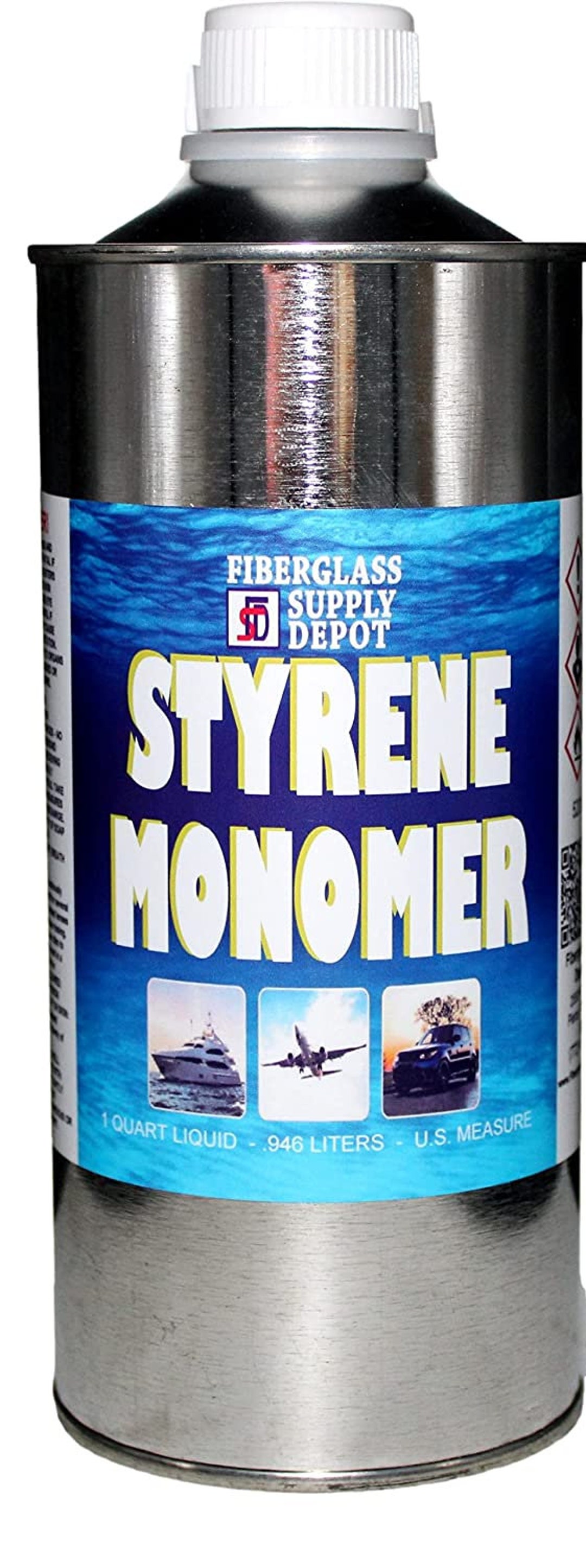 Styrene Monomer Thinner for Gelcoat and Polyester Resin Quart Etsy
