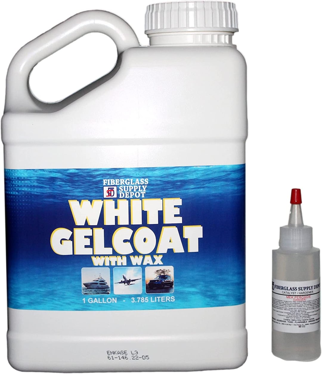 Fiberglass Supply Depot Inc. White Gelcoat With Wax Interior or