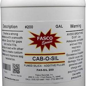 Fumed silica - M5 CAB-O-SIL - Filler - Additive - Gallon