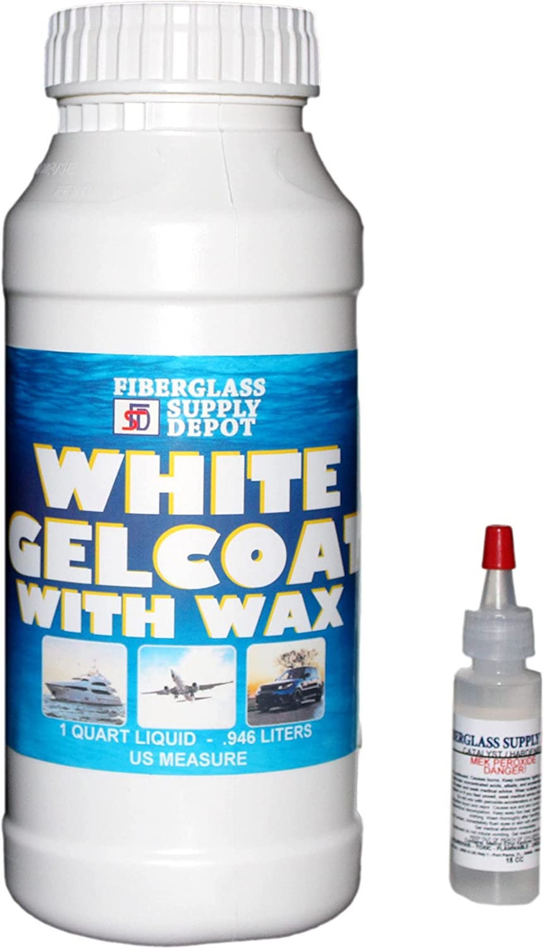 4 oz. White Epoxy Pigment - Fiberglass Supply