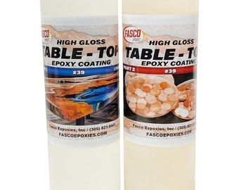Crystal Clear Table Top Epoxy – UV Resistant, 32 Oz Quart Kit