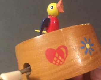Enesco Mice Vintage Music Box - Oh, What a Beautiful Morning