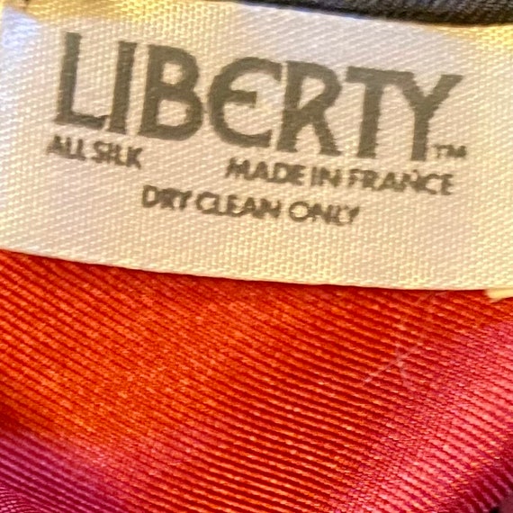 Liberty of London Silk Scarf Vintage 70s 80s Flor… - image 7