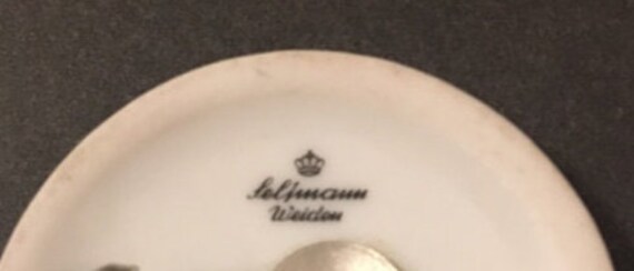 Seltmann Weiden Porcelain Brooch Pin Round Floral… - image 4