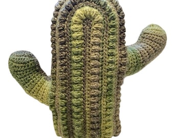 Sierkussen cactus gehaakt Saguaro Handmade Kitsch Decor