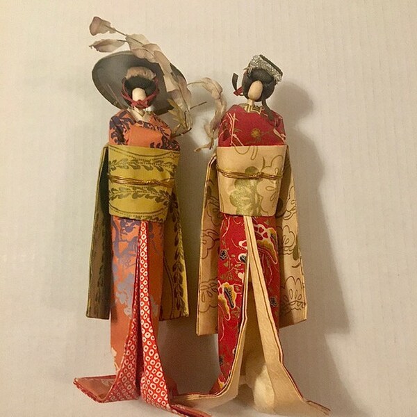 Japanese Paper Dolls Etsy
