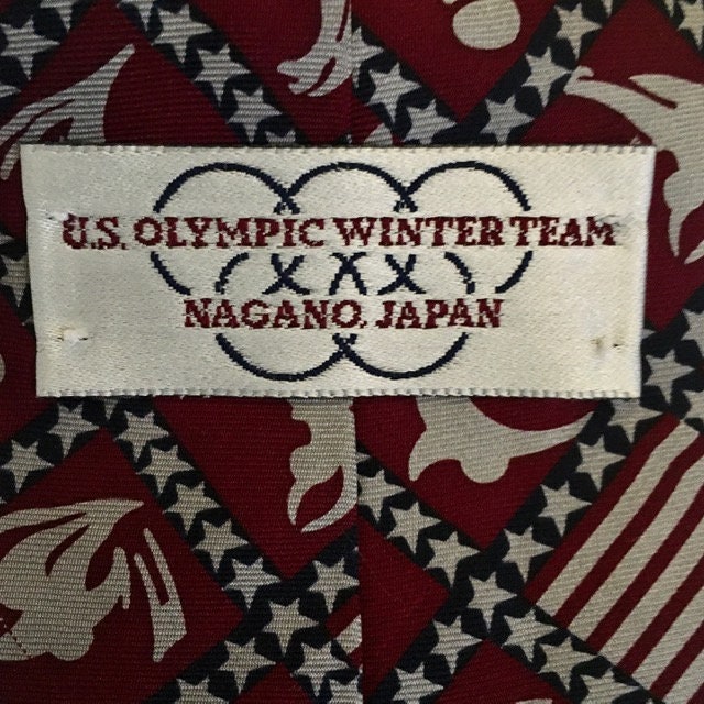 Cravate Collector Des Jeux Olympiques D'hiver De Nagano 1998 - Japon - Portée