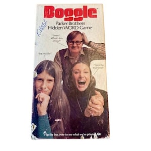 Boggle Parker Brothers Word Game Complete Vintage 1970s
