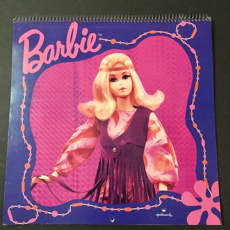 Barbie Calendars Vintage 90s Sold Separately Hallmark Barbie Etsy