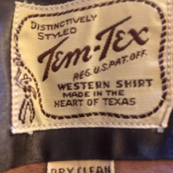 Western Shirt Rodeo Fancy Vintage Tem Tex Pearl S… - image 8