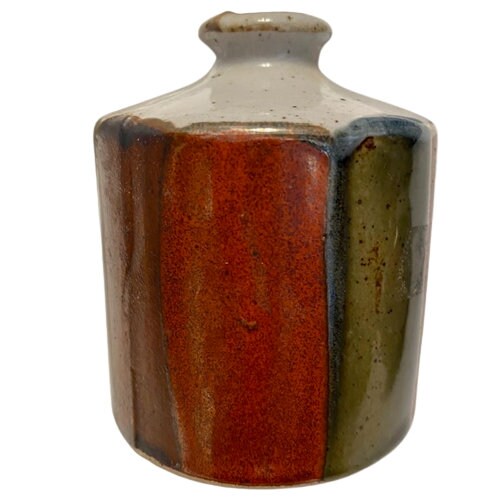セラミック製花瓶 2個セット ヴィンテージ 1970年代 ストーン