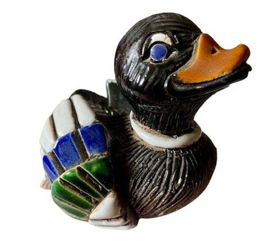 Artesania Riconada Duck Figurine Handmade Ceramic Uruguay Signed - Etsy