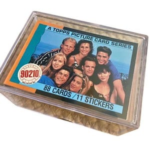 90210 Set de colección de tarjetas ilustradas de Topps, 1991