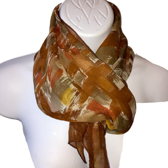 Baar & Beards Top Hit Silk Scarf Japan Hand Rolle… - image 2