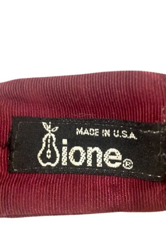 Ione Vintage 80s Belt Paisley Antique Brass Buckle Adjustable S M L Belt Ione Vintage 80s Paisley Antique Brass Buckle  main image 3