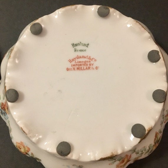 Haviland Limoges Trinket Candy Dish With Lid Porcelai… Gem