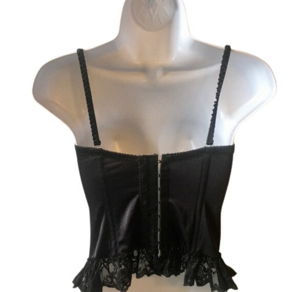 Corset Mara Intimates Vintage 90s Bustier Black L… - image 4