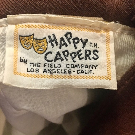 Hat Happy Capper Brimmed Hat Ear Warmers Vintage … - image 8