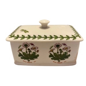Portmeirion Teller Mit Deckel Botanischer Garten Auflaufform Trinket Box Alpenveilchen Libelle