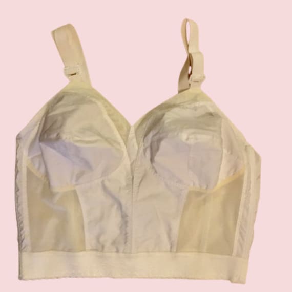 Vintage Sears Longline Wirefree Bullet Bra 42D Bu… - image 2