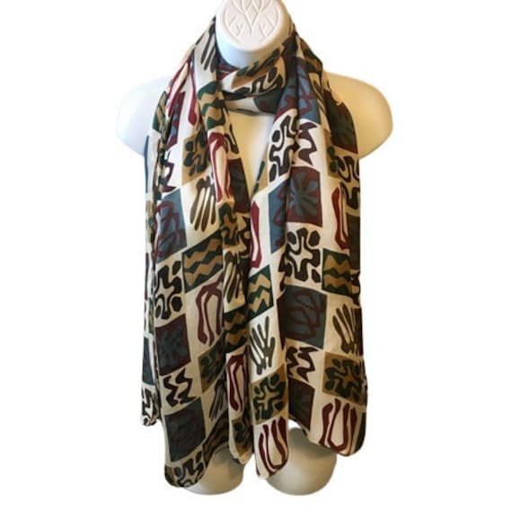Louis Vuitton - Authenticated Scarf - Silk Brown Leopard for Women, Good Condition