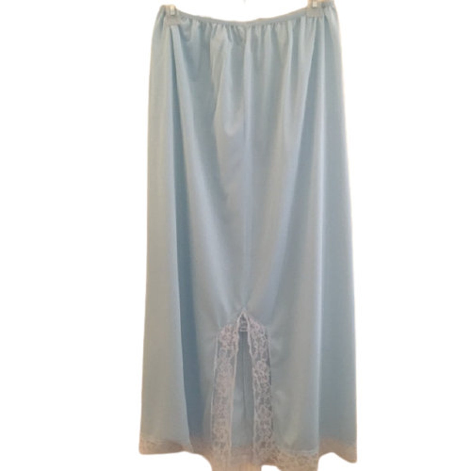 Half Slip Montgomery Ward Full Length Half Slip Vintage Blue Etsy
