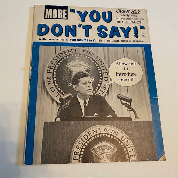 You Don't Say Politician Celebrity Mid Century Vintage 1960s