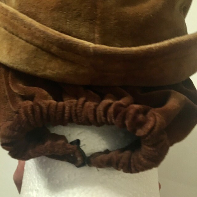 Happy Capper Brimmed Hat Ear Warmers Vintage 1950s Mid Mod Pony Tail Back Golden il_1080xN.3686742141_kbl8.jpg main image 4