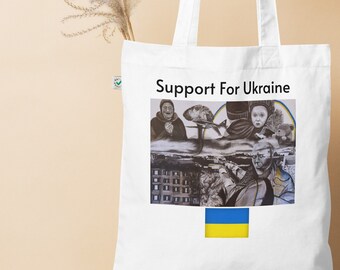 Support For Ukraine Tote Bag