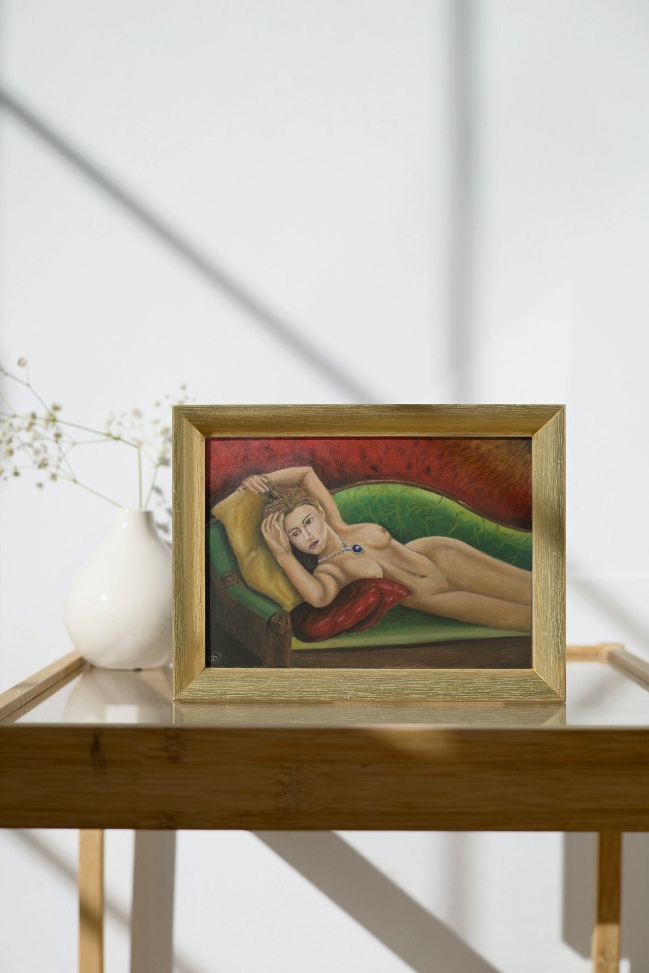 Rose Titanic Painting - Print of Painting of Rose from Titanic by Jack Dawson (Leonardo DiCaprio)